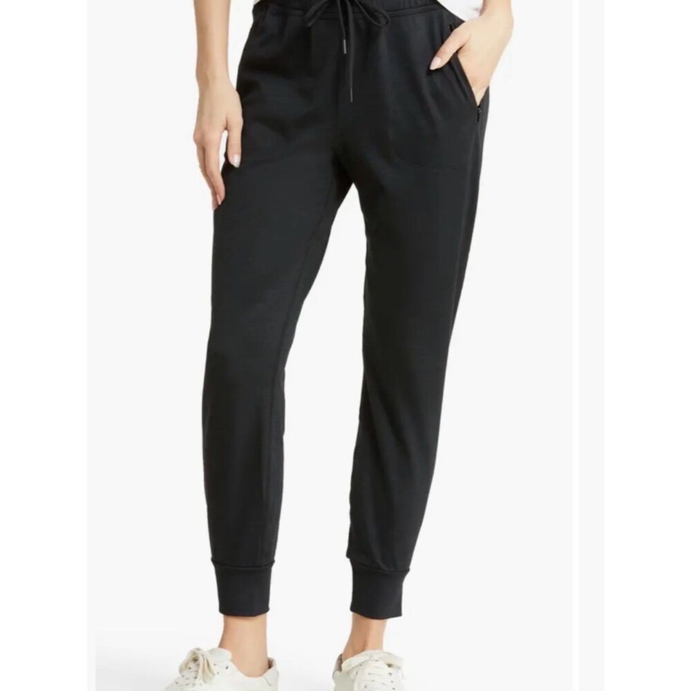 Beyond Yoga Street Rib Joggers Cream/Black